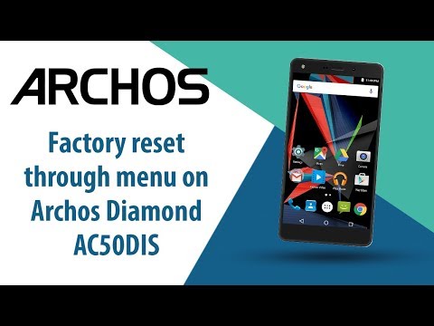 How to Factory Reset through menu on Archos Diamond AC50DIS?