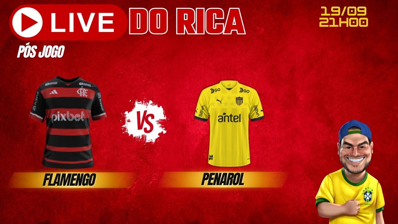 Live pós jogo - Flamengo x Penarol