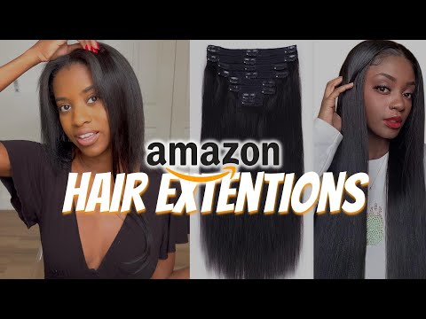 Amazon Clips In Hair Extensions 😲 VS. Better Length...
