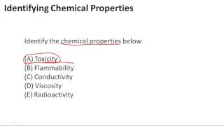 Identifying Chemical Properties