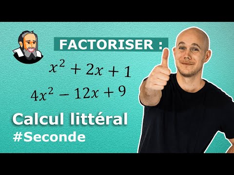 FACTORISER avec les IDENTITÉS REMARQUABLES - Seconde