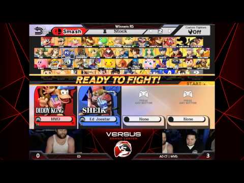 VS Weekly 3/12/15 - Winners R5 - MVD (Diddy Kong) vs. Ed!!! (Sheik) - Smash 4