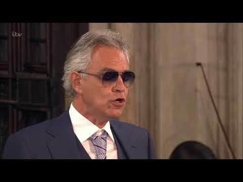 Andrea Bocelli & the Royal Philharmonic Orchestra- Panis Angelicus - Royal Wedding - 12th Oct 2018