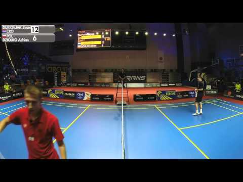 Zvonimir Durkinjak vs Adrian Dziolko (MS, 1/2 Final) - 2015 Czech International