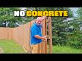 Building a Backyard Privacy Fence With My Son