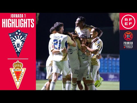 Resumen #PrimeraFederación | Marbella FC 2-1 Real Murcia CF | Jornada 1 | Temporada 2025/26