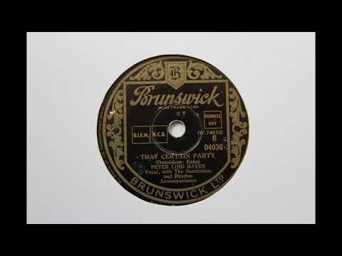 That Certain Party - Peter Lind Hayes - Brunswick 04036