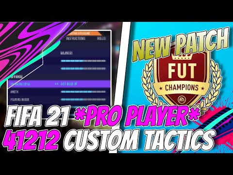 FIFA 21 *POST PATCH * 30-0 TOP 100 BEST PRO 41212 WIDE CUSTOM TACTICS - FIFA 21 ULTIMATE TEAM
