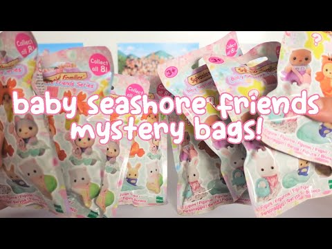Baby Seashore Friends blind bags 🌊🦀🐟 Sylvanian Families / Calico Critters mystery bags