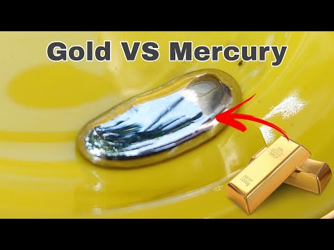 Gold VS Mercury | How To Remove Mercury From Gold