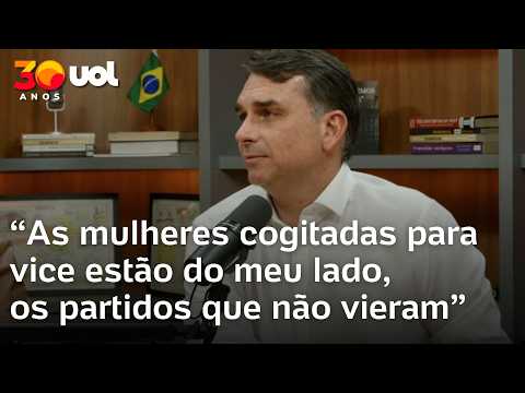 Flávio Bolsonaro culpa partidos por falta de vice mulher: ‘Não vieram os caciques’