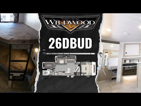 Thumbnail for Tour the 2023 Wildwood 26DBUD Travel Trailer (RV) Video