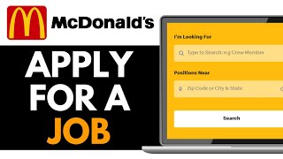 How To Apply For a Job at McDonalds 2025 (QUICK & EASY)