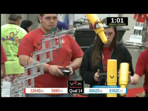 2015 VRC Math Q14 - 1264B 569D vs 6862S 9382C - 71 to 66 - VEX Worlds 2015 - Math Division