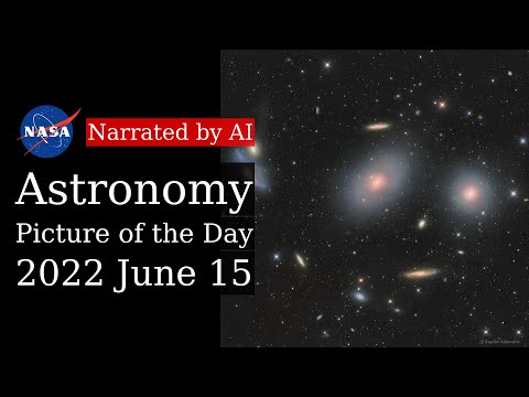 APOD: 2022-06-15 - In the Heart of the Virgo Cluster (Narrated by Salli)