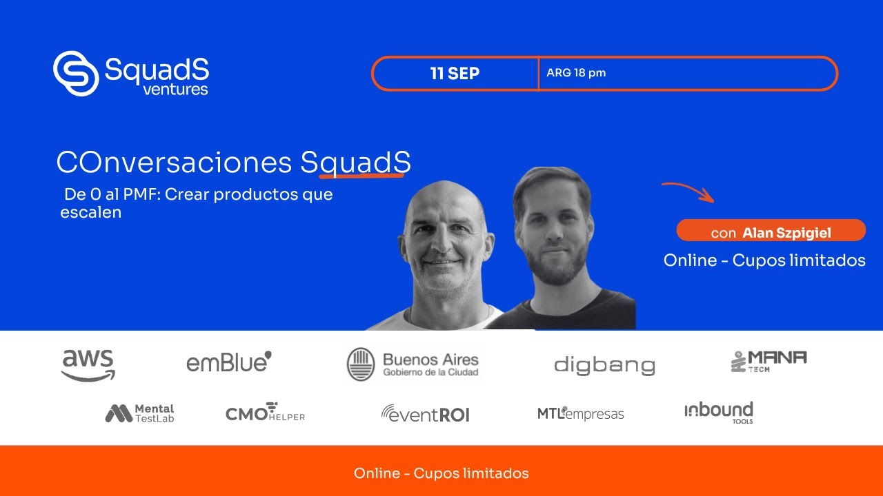 Producto/Tech: de 0 a PMF