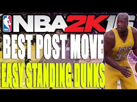 UNSTOPPABLE POST MOVE! EASY STANDING DUNKS! (NBA 2K16 Tutorial/Tips and Tricks)