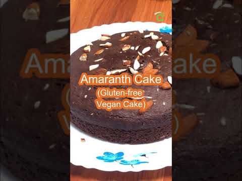 Amaranth Chocolate Cake | Gluten Free Cake | Vegan Cake | Rajgira Atta | Amaranth Recipes