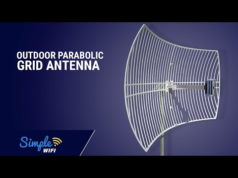 24dBi Outdoor Parabolic Grid Antenna - Long Range Booster