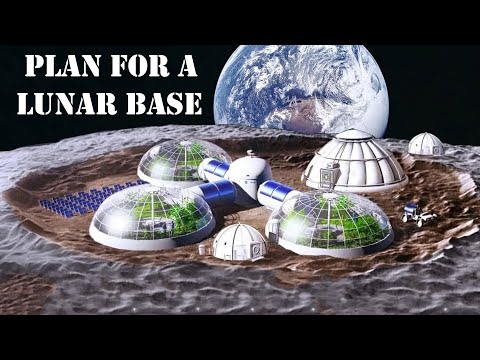 COURSE TO THE MOON. Construction of NASA and SPACEX lunar base