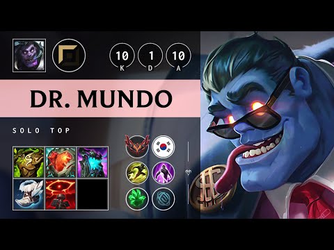 Dr. Mundo Top vs Jax - KR Grandmaster Patch 25.07