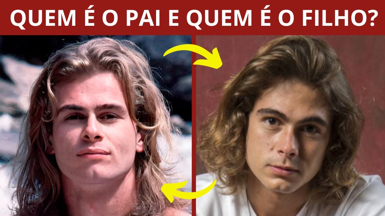 20 PAIS FAMOSOS E SEUS FILHOS NA MESMA IDADE