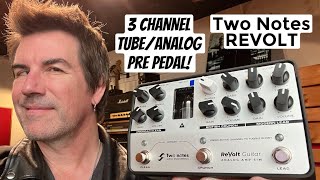 Video thumbnail for 3 CHANNEL TUBE/ANALOG PREAMP! Two Notes REVOLT by Pete Thorn