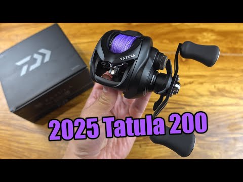 2025 DAIWA TATULA 200 Baitcaster Reel Unboxing and First Impression