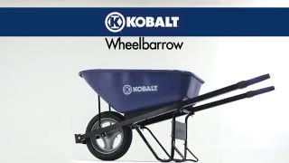 Lowe’s Kobalt Wheelbarrow Assembly