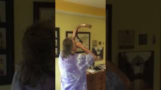 Super Rare 38inch Ten Commandments Shofar.