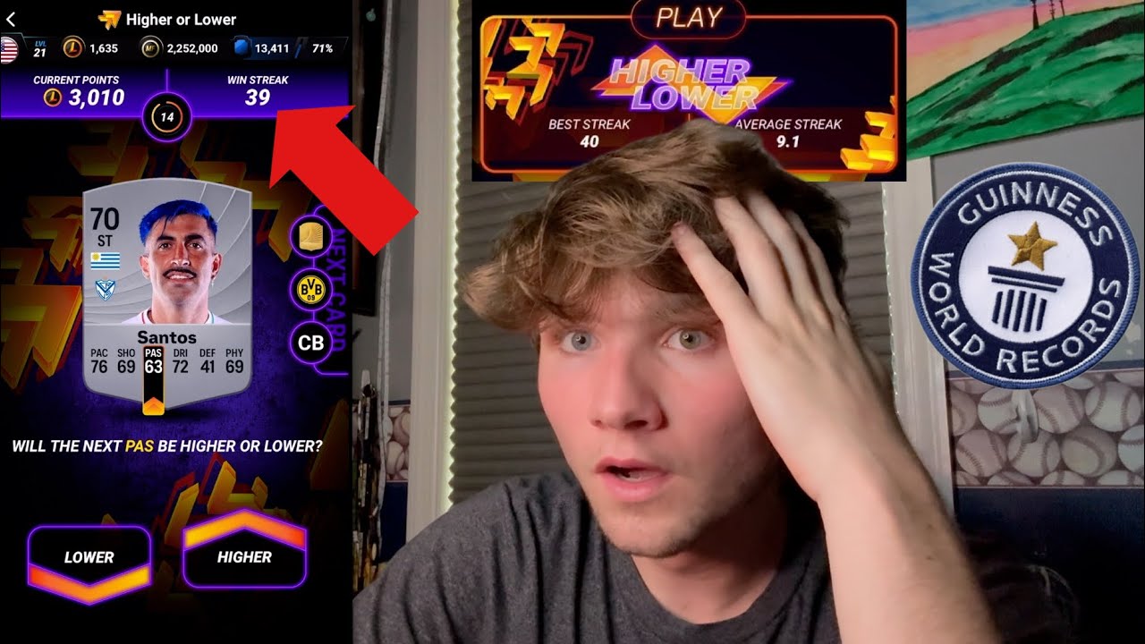 *NEW* HIGHER or LOWER *WORLD RECORD!!* MadFut 26