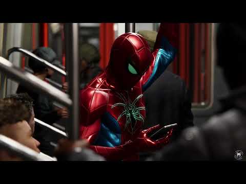 Spider-man using the subway - Marvel's Spider-man [Fast Travel Scenes]