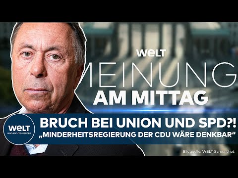 MEINE MEINUNG: Bruch mit SPD wegen Rente? Minderheitsregierung der CDU wäre denkbar – aber ohne Merz