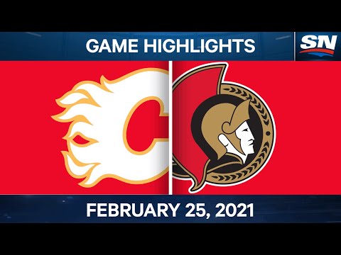 NHL Game Highlights | Flames vs. Senators – Feb. 25, 2021