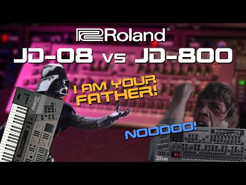 Roland JD-08 vs JD-800 - How identical are they really?