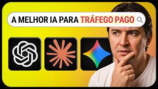 ChatGPT vs CLAUDE vs GEMINI: QUAL A MELHOR IA PARA TRÁFEGO PAGO EM 2026?
