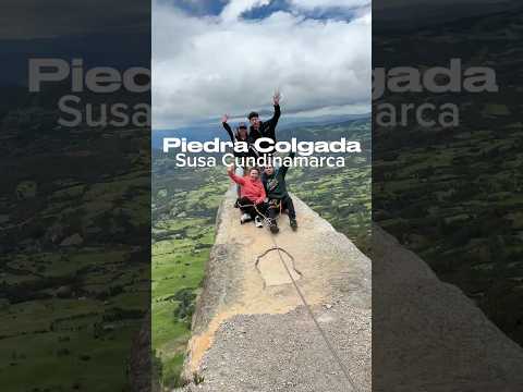#piedracolgada en #susacundinamarca #colombia #destinos #viajaporcolombia