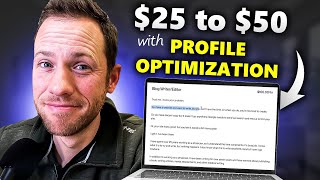 Social Media Manager - $25 to $50/Hour (If He Optimizes His Upwork Profile Like This...)