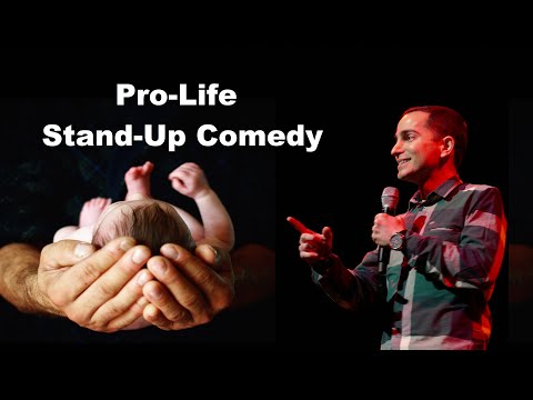 Pro-Life Stand-Up Comedy (in Reading, England) | Nicholas De Santo (with subtitles)