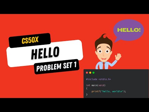 CS50 Walkthrough 2022 - Problem Set 1, Hello (Week 1, C)