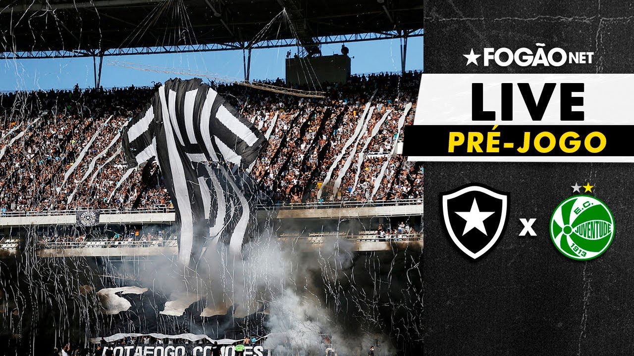 AO VIVO! Pré-jogo de Botafogo x Juventude e novas notícias sobre inversão do mando de campo do clássico contra o Flamengo 📺🔥