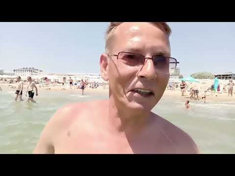Купание Дока!=) Пляж Джемете. Анапа. 25 июня 2023. Тёплое море и без медуз.