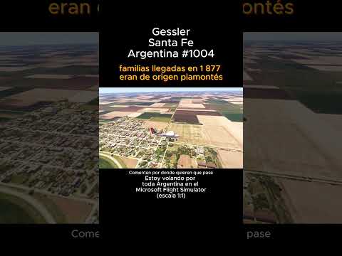 Gessler, Santa Fe desde el Microsoft Flight Simulator #gessler #santafe #msfs #joaha45 #argentina