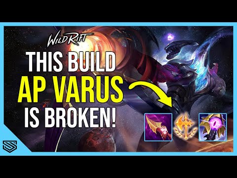 AP VARUS IS SOO BROKEN 🔥 60K+ DAMAGE Best AP Varus Build - Wild Rift Patch 3.4B Gameplay