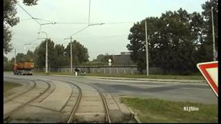 preview picture of video 'OSTRAVA, tram line 9 in driver cab. video 1'