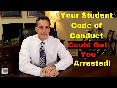 Your University Student Code of Conduct Can Land You in Jail Video