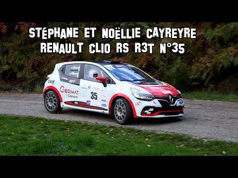 Rallye de l'Ardèche 2022 - Renault Clio RS R3T N°35 - Stéphane et Noëllie CAYREYRE