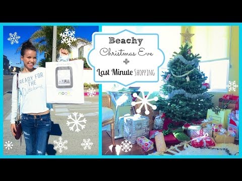 Beachy Christmas Eve + Last Minute Shopping! ❄ #DIYDecember Day 21