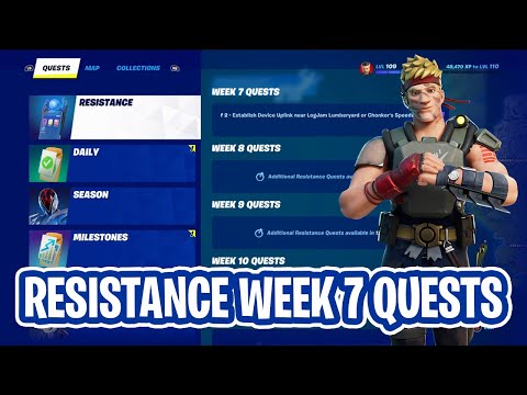 How To Complete All Week 7 Resistance Quests Fortnite.