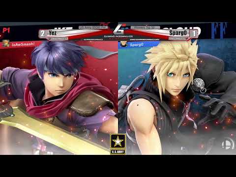 US Army $5000 Pot Winners Top 32 - Yez (Ike) Vs. Sparg0 (Cloud) Smash Ultimate - SSBU
